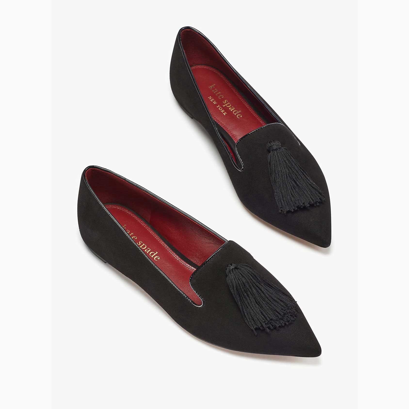 Zapatos Bajos Kate Spade Adore Mujer Negros Mexico | 30528-AQJV